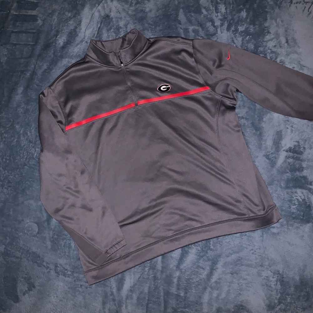 Georgia bulldogs three-quarter length zip up